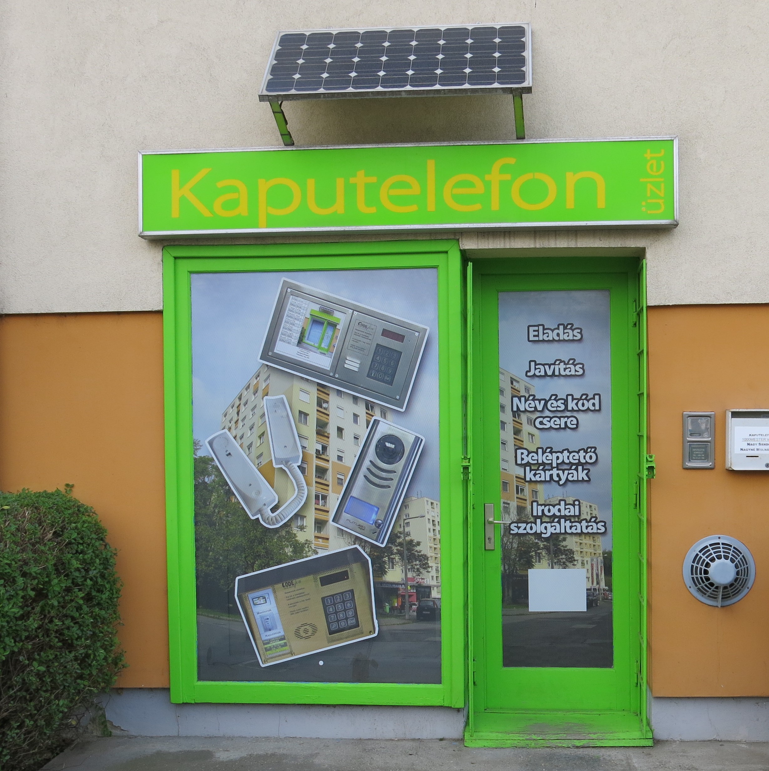 6723 Szeged Szilléri sgt. 24. Kaputelefonbolt